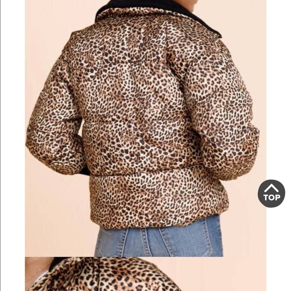 Francesca’s leopard jacket.